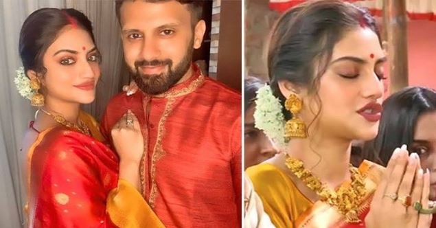 পূজায় অংশ নেওয়ায় মু'সলিম নায়িকা নুসরাতকে হত্যার হুমকি