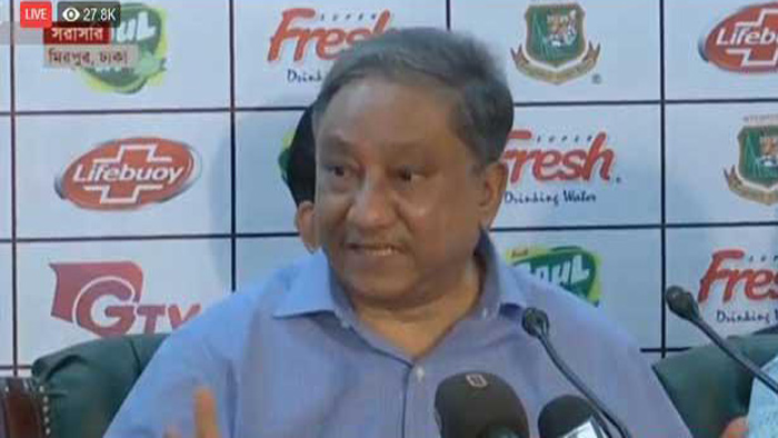 ক্রিকেটার এ আন্দোলনের নেতৃত্ব দিচ্ছে কে জানালেন : পাপন