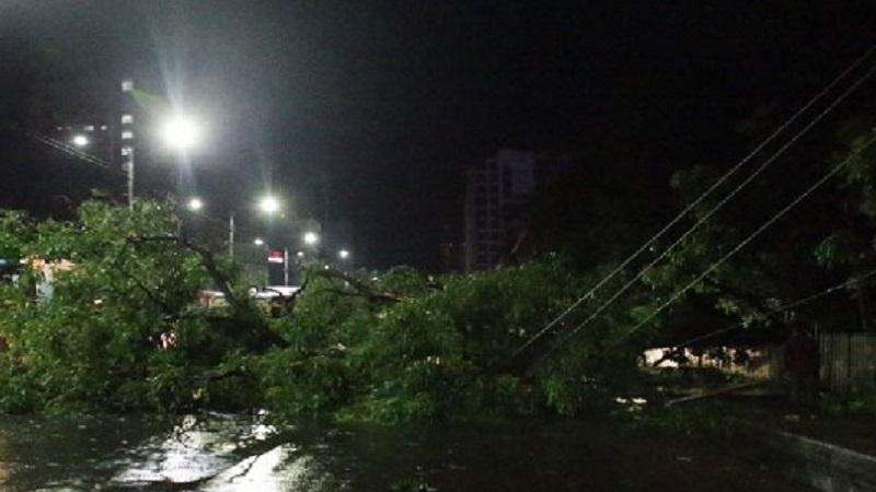 কালবৈশাখীর তীব্র ঝড়ের আঘাত