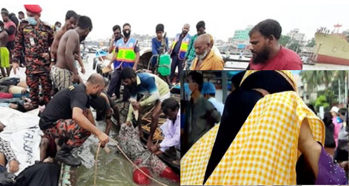 লঞ্চডুবি : পাগলের মত ছেলেকে খুজছেন মা