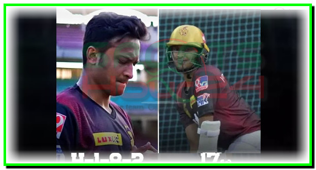 গত রাতে আইপিএলের ম্যাচে ব্যাটিং ঝড় দেখালেন সাকিব