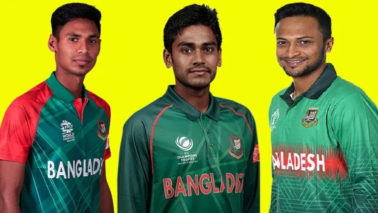 মুস্তাফিজ ১, সাকিব ২ ও মেহেদী হাসান ৫