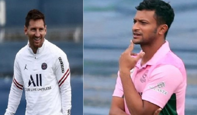 মেসির সিদ্ধান্ত নিয়ে কথা বললেন সাকিব