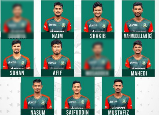 সৌম্য ও মোসাদ্দেক বাদ পাল্টে গেলো সিদ্ধান্ত,আজকের ম্যাচে টাইগাদের একাদশ