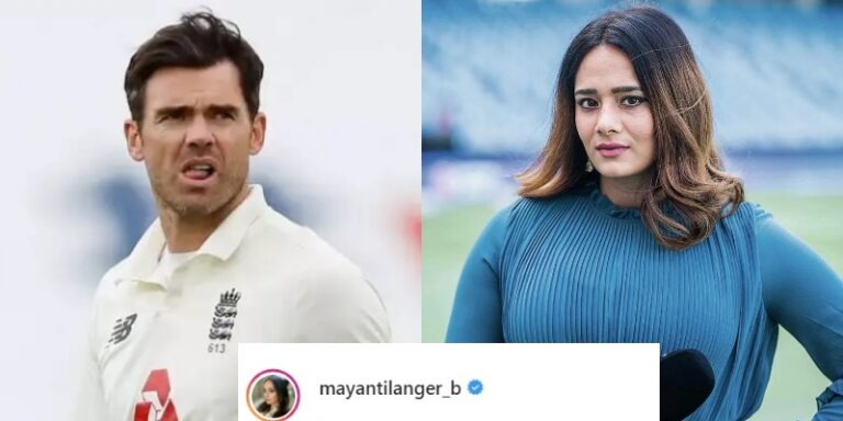 সোশ্যাল মিডিয়ায় জেমস অ্যান্ডারসনকে জোরদার ট্রোল করলেন মায়ান্তি ল্যাঙ্গার