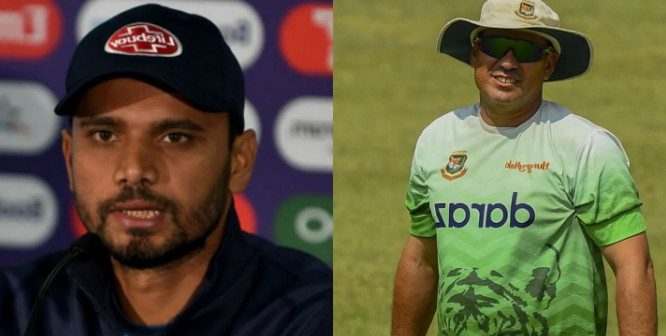 রাসেল ডমিঙ্গো নয় টাইগারদের কোচ হিসেবে বাংলাদেশীকে চান মাশরাফি বিন মুর্তজা