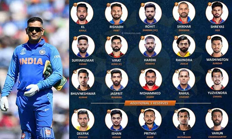 হঠাৎ “ধোনিকে” সঙ্গে রেখেই টি-২০ বিশ্বকাপের চূড়ান্ত স্কোয়াড ঘোষণা করেছে ভারত