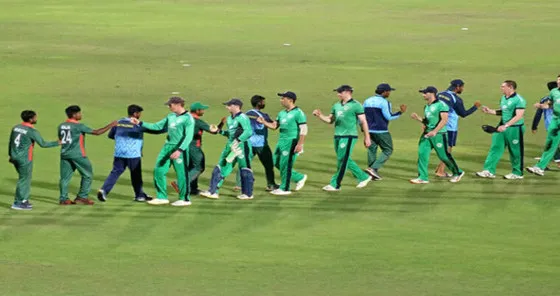 শেষ হলো বংলাদেশ বনাম আয়ারল্যান্ডের মধ্যকার ম্যাচ