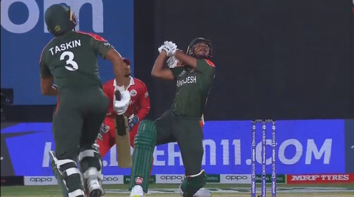 ওমানকে বিশাল রানের টার্গেট দিলো টাইগাররা