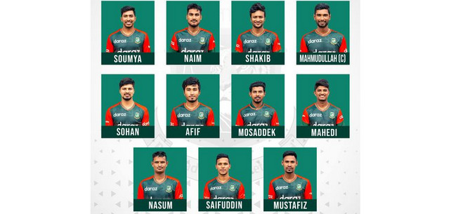 ইংল্যান্ডের বিপক্ষে দুই জনকে বাদ দিয়ে শক্তিশালী দল ঘোষণা করলো বাংলাদেশ