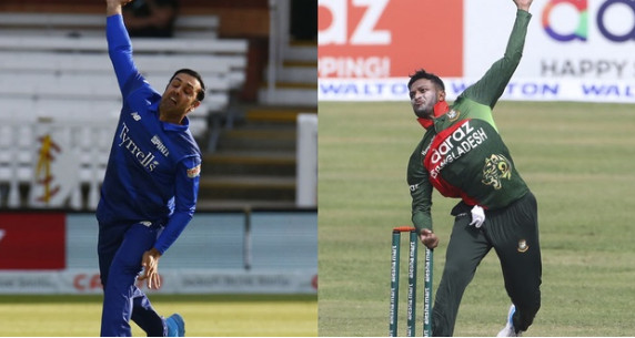 টি-২০ তে বিশ্বসেরা অলরাউন্ডারের নাম ঘোষণা নবি-সাকিব