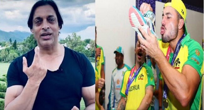 জুতা থেকে বিয়ার খেয়ে অস্ট্রেলিয়ার জয় উদযাপন যা বললেন শোয়েব