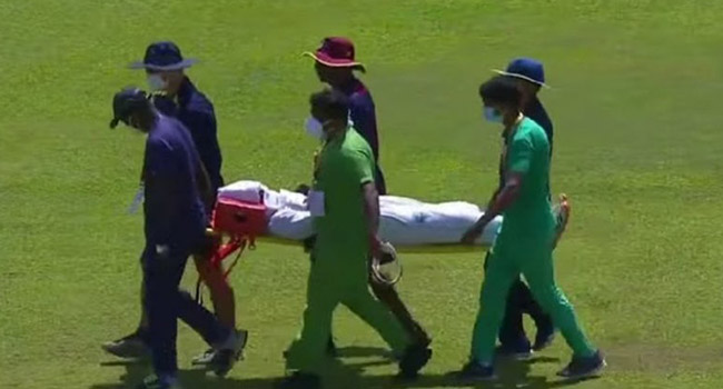 বলের আঘাতের পর হাসপাতালে ক্যারিবীয় ক্রিকেটার