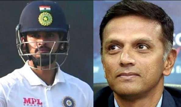 টেস্টে রিস্ক নিয়ে ছক্কা মারায় শ্রেয়সকে ধমক দেন দ্রাবিড়