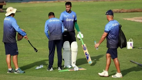 অবশেষে দলে সাথে অনুশীলনে যোগ দিলেন সাকিব