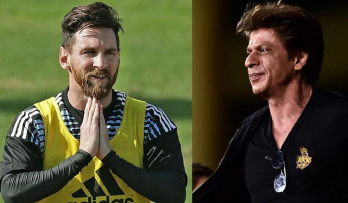 বিশ্বের সবচেয়ে প্রশংসিত পুরুষের তালিকায় মেসি-শাহরুখ