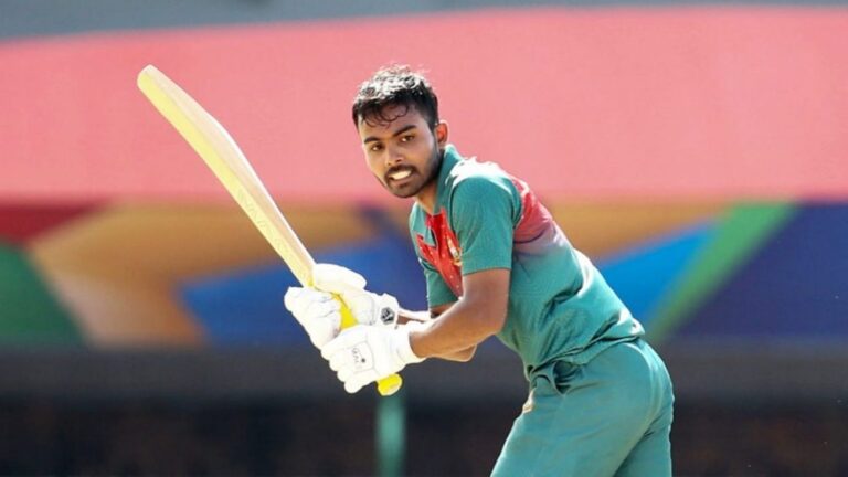 ডাবল সেঞ্চুরির পথে তরুণ ব্যাটসম্যান তৌহিদ হৃদয়