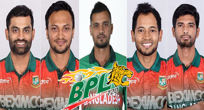 আকাশ ছোয়া মূল্যে : বিপিএলে একই দলে ৩ পাণ্ডব