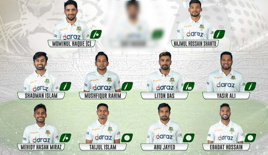 এক পরিবর্তন নিয়ে কিউইদের বিপক্ষে ২য় টেস্ট ম্যাচের জন্য শক্তিশালী একাদশ ঘোষণা করলো বাংলাদেশ