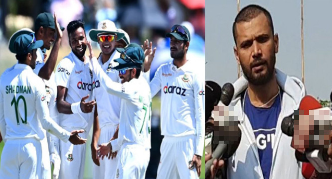 টেস্ট জয়ের কৃতিত্ব যাকে দিলেন মাশরাফি