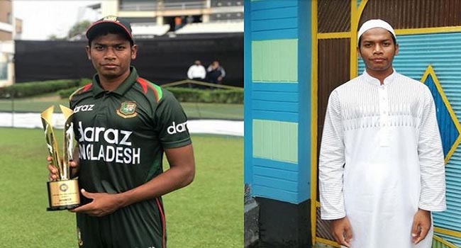দেশের জার্সি গায়ে বিশ্ব ক্রিকেট মাতাচ্ছেন কোরআনের হাফেজ
