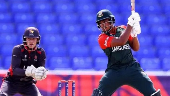 হাড্ডাহাড্ডি লড়াইয়ে শেষ হলো আমিরাত ও বাংলাদেশের ম্যাচ
