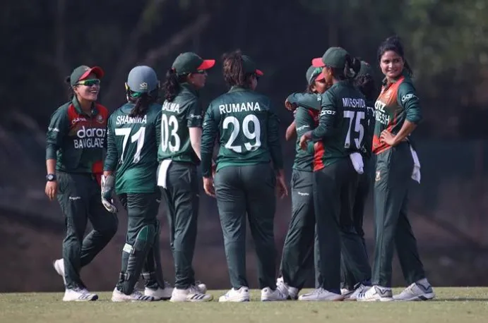 আবারও জয়, পরপর ৩ ম্যাচে ৩ জয় তুলে নিলো বাংলাদেশ নারী দল