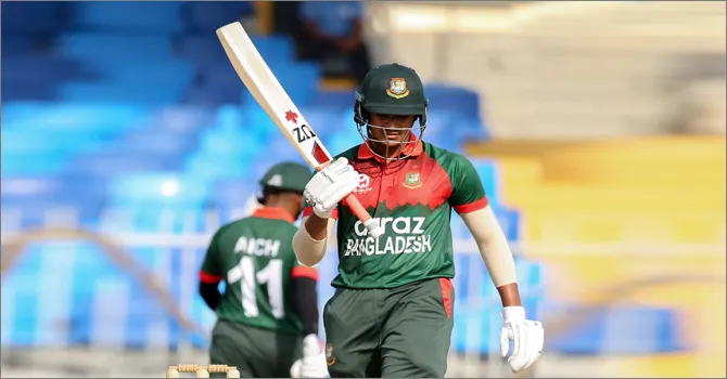 বিশ্বকাপ : ১৯ ওভারেই ৫ উইকেট হারালো বাংলাদেশ,দেখেনিন সর্বশেষ স্কোর