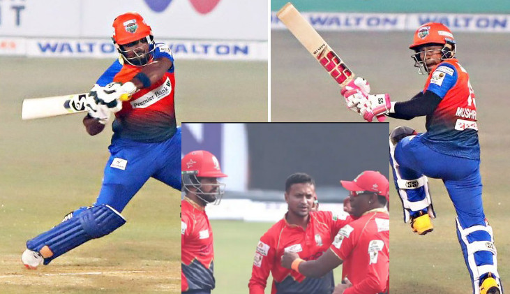 বরিশালের দেওয়া পরপর ডাবল ধাক্কায় দিশেহারা মুশফিকের খুলনা