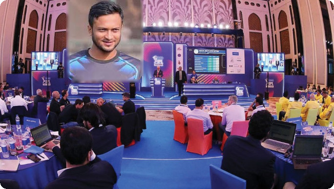 আইপিএল মেগা নিলাম: সাকিবকে কিনতে চায় যে তিন দল