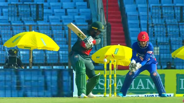 অবশেষে আউট হলেন সাকিবও,৫ উইকেট হারিয়ে বাংলাদেশের সংগ্রহ