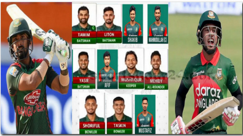 ব্রেকিং নিউজ :আজকের ম্যাচের জন্য বাংলাদেশের একাদশ ঘোষণা