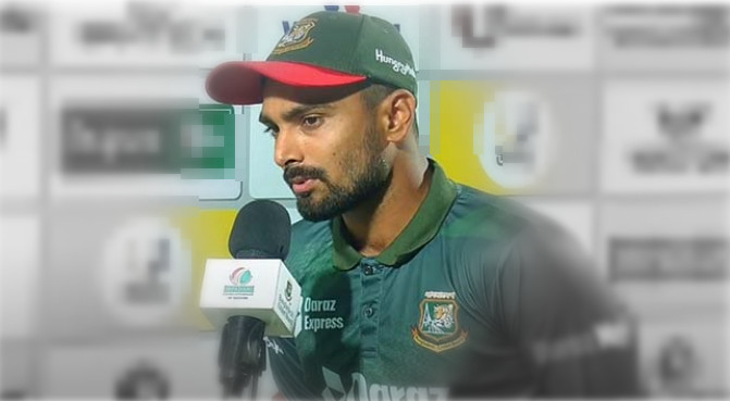 একাই ১৩৬ রান করে ম্যাচ সেরা হয়ে যা বললেন লিটন