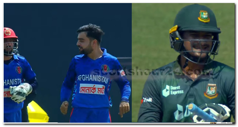 সাকিবের উপর গত ম্যাচের প্রতিশোধ নিলো রশিদ খান