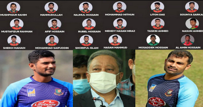 দক্ষিণ আফ্রিকার বিপক্ষে ১৬ সদস্যের চুড়ান্ত স্কোয়াড ঘোষণা করলো বিসিবি