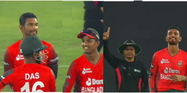 মাহমুদুল্লাহর বোলিং জাদুতে শেষ হলো বাংলাদেশ ও আফগানিস্থানের ম্যাচ