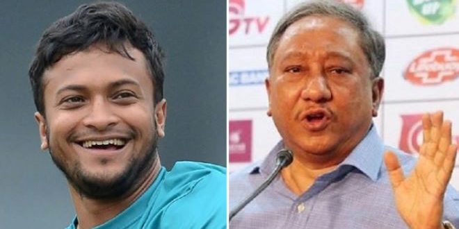 সাকিবের যে কথাটা শুনে আকাশ থেকে পড়লেন বিসিবি সভাপতি