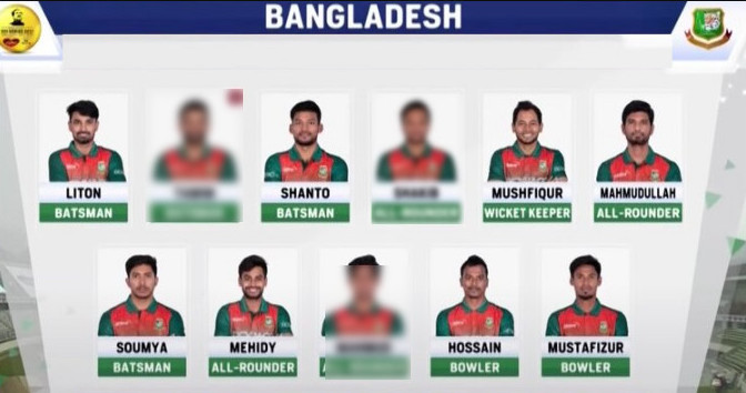 সাকিব না থাকায় পাল্টে গেলো সবকিছু,দেখেনিন বাংলাদেশের সেরা একাদশ