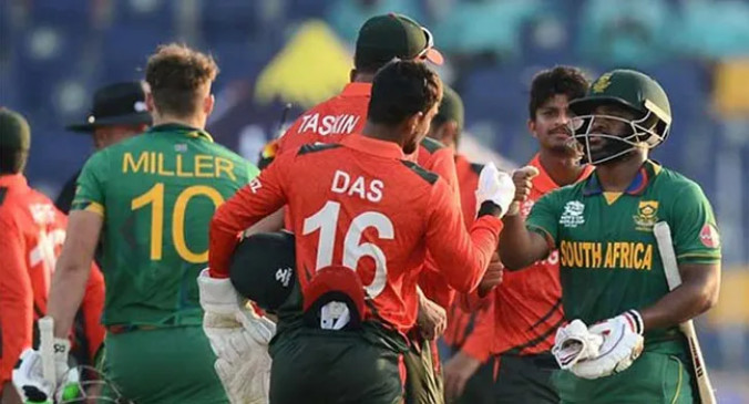 বাংলাদেশ ও দক্ষিণ আফ্রিকার মধ্যে ফেভারিট দলের নাম ঘোষণা