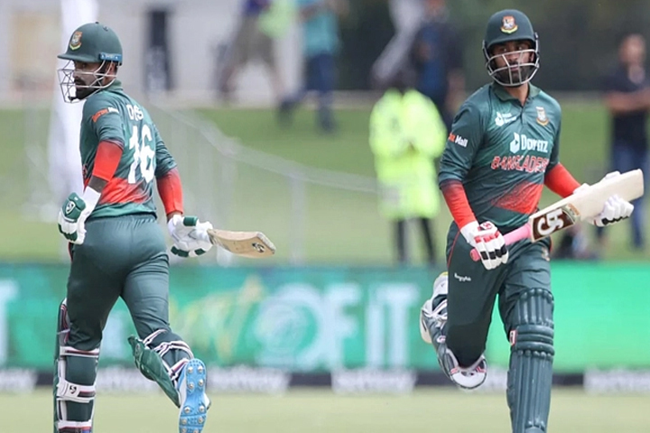 জয়ের কাছাকাছি গিয়ে প্রথম উইকেট হারালো বাংলাদেশ,সর্বশেষ স্কোর