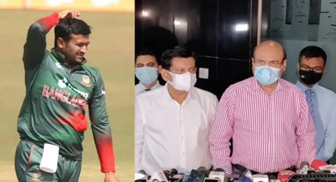 সাকিবকে নিয়ে বিসিবিকে চিঠি পাঠানো হলো