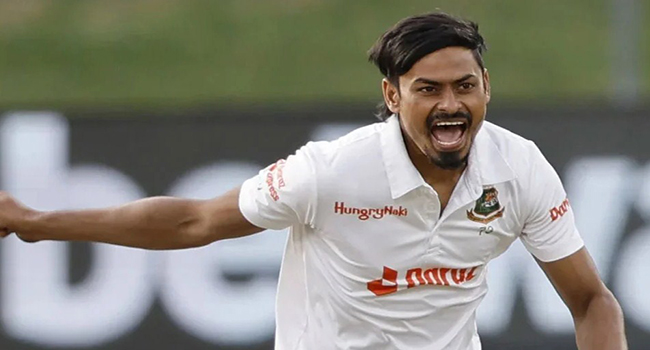 তাইজুল নৈপুণ্য, দিন শেষে ভালো অবস্থানে বাংলাদেশ