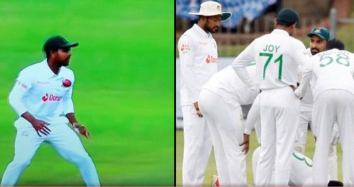 নিজের কাছে ক্যাচ এসেছে জানেই না মিরাজ, উল্টো পেলেন বুকে আঘাত