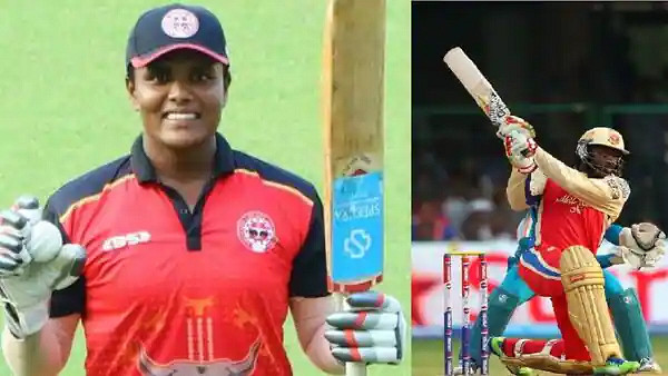 6,6,6,6,4,4,6, ৭৬ বলে ১৬২ রান করে এই যেন আরেক ক্রিস গেইল