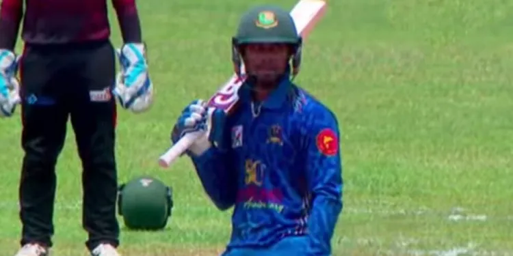 ওরে ব্যাটিং: ৬ ছক্কা ৮ চারে ঝড়ো সেঞ্চুরি তুলে নিলেন সাব্বির, দেখেনিন সর্বশেষ স্কোর