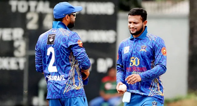 ৮১ রানের বড় ব্যবধানে হারল সাকিব-মাশরাফিরা