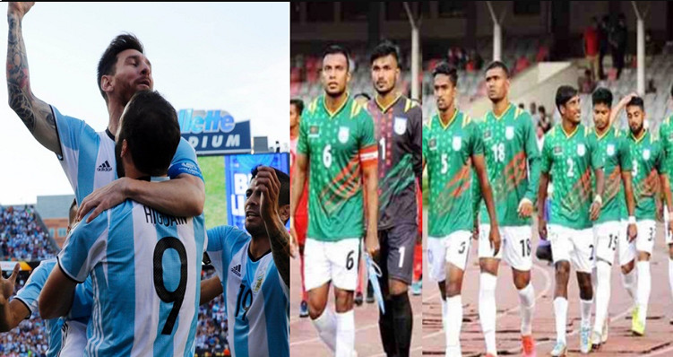 ফিফা র্যাংকিংয়ে সেরা তিনে আর্জেন্টিনা, আরও অবনতি বাংলাদেশের