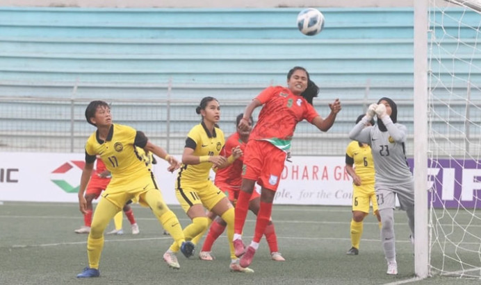 হাড্ডাহাড্ডি লড়াইয়ে শেষ হলো বাংলাদেশ বনাম মালয়েশিয়ার মধ্যকার ম্যাচ, দেখেনিন ফলাফল