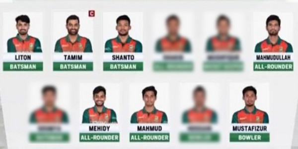 ৪ ব্যাটিং, ৪ অলরাউন্ডার ও ৩বোলার নিয়ে শেষ ম্যাচে বাংলাদেশের সম্ভাব্য একাদশ