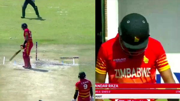 ইবাদাতের তাণ্ডবে ০ রানে উড়ে গেল সিকেন্ডার রাজার উইকেট, দেখুন সর্বশেষ স্কোর